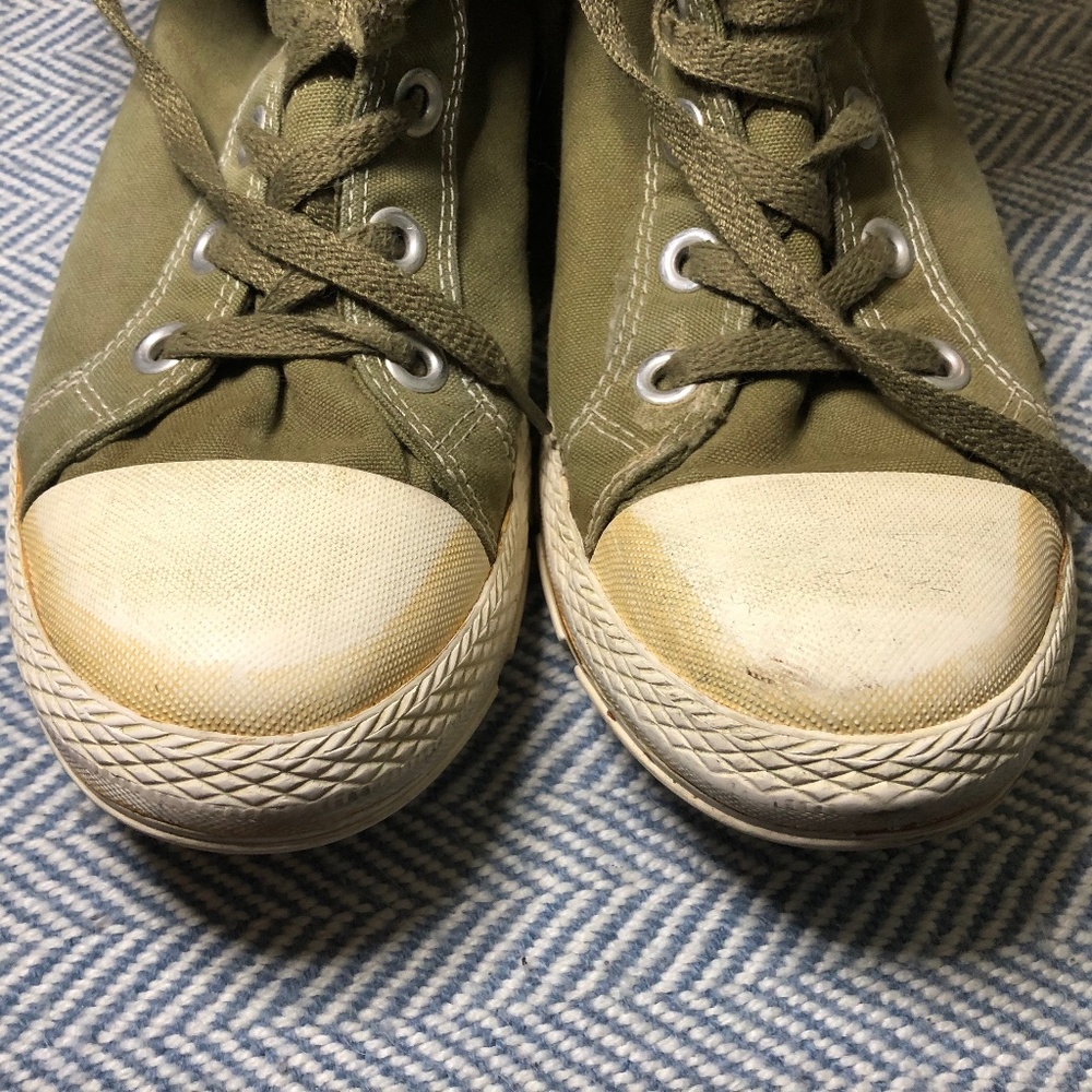 Converse Olive Green High Top Boots - Picture 5 of 9
